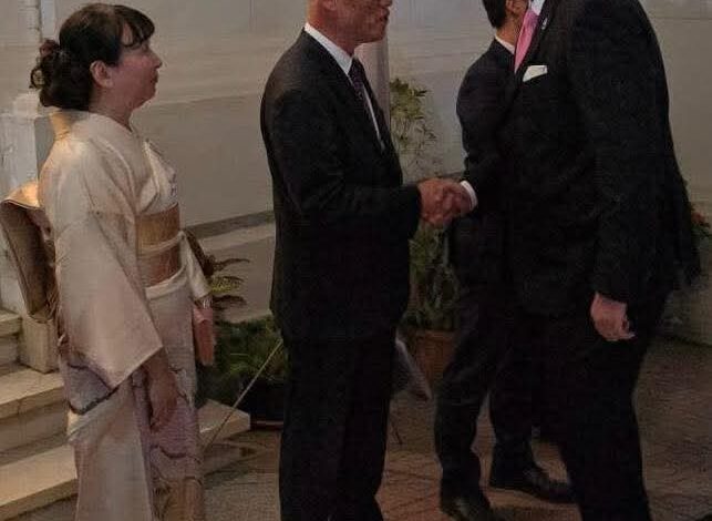 السفير عبد المطلب ثابت يشارك في احتفال سفارة اليابان بالقاهرة بعيد ميلاد الامبراطور 