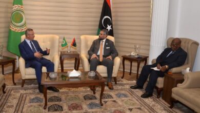 “لقاء ليبي فلسطيني بالجامعة العربية يستعرض التحديات الإنسانية وبوادر تشكّل نظام دولي جديد”