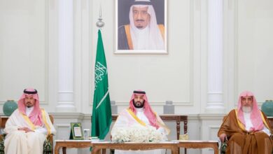 ولى العهد محمد بن سلمان يستقبل أصحاب الفضيلة والمعالي وجمعًا من المواطنين بالمدينة المنورة بحضور أميرها سلمان بن سلطان