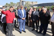 محافظ الجيزة يتفقد أعمال تطوير ورصف طرق المنطقة الصناعية والاستثمارية بأبو رواش