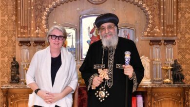 سفيرة فنلندا في لقاء البابا تواضروس تشيد بارث مصر التاريخي والدور الثابت للكنيسة القبطية الأرثوذكسية
