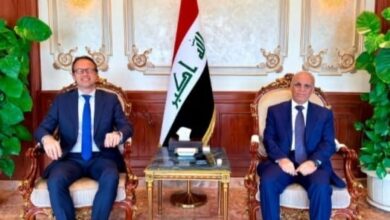 سفير جمهورية العراق فِي القاهرة يبحث مَعَ نظيره الاسباني تعزيز العلاقات الثُّنَائِية وتطورات الأَوْضَاعِ الاقليمية