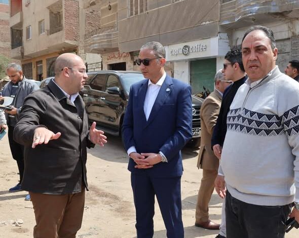 محافظ الجيزة يتفقد أعمال رفع تراكمات المخلفات وتطوير المحاور المرورية بمركز ومدينة كرداسة