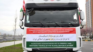 مساعدات إنسانية للشعب الإيراني.