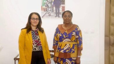 السفيرة المصرية تلتقي بوزيرة الخارجية الجابونية