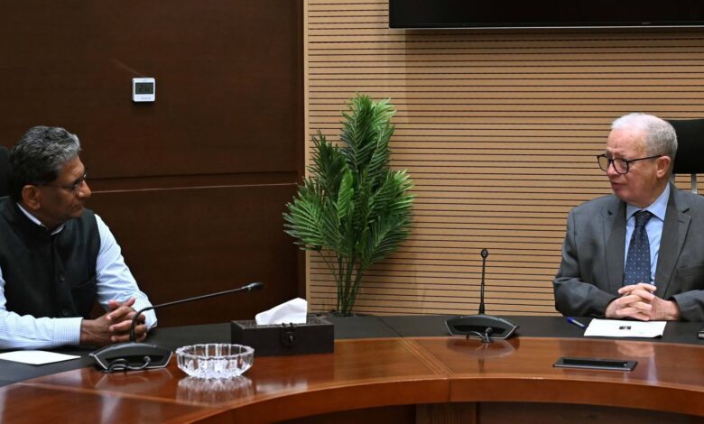 نائب رئيس الوزراء للشئون الاقتصادية يبحث مع سفيري ألمانيا والهند سبل تعزيز التعاون الاقتصادي المشترك