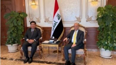 سفير جمهورية العراق في القاهرة يستقبل سفير ميانمار ويبحثان سبل تعزيز التعاون الثنائي