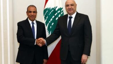 وزير الخارجية يلتقي فخامة رئيس الجمهورية اللبنانية في بيروت وينقل رسالة دعم من القيادة والشعب المصرى وزير الخارجية يلتقي فخامة رئيس الجمهورية اللبنانية في بيروت وينقل رسالة دعم من القيادة والشعب المصرى