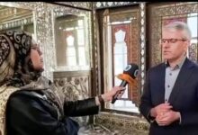 الغارات الأمريكية دمرت جزء من قصر جولستان في إيران