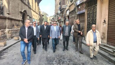 الأمين العام للمجلس الأعلى للآثار يتفقد عدداً من المواقع الأثرية بشارع المعز بالقاهرة التاريخية