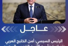 الرئيس السيسي: أمن الخليج العربي جزء لا يتجزأ من الأمن القومي المصري
