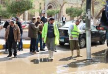 محافظ الجيزة يتفقد جهود شفط مياه الأمطار بمحور صفط اللبن وشوارع الدقي والعجوزة