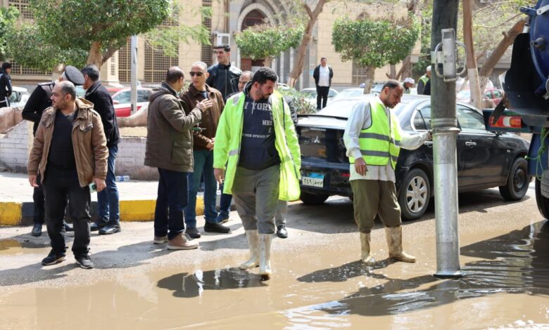 محافظ الجيزة يتفقد جهود شفط مياه الأمطار بمحور صفط اللبن وشوارع الدقي والعجوزة محافظ الجيزة يتفقد جهود شفط مياه الأمطار بمحور صفط اللبن وشوارع الدقي والعجوزة