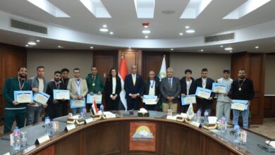 محافظ الجيزة يكرّم «فرسان الإرادة» بأوسيم بعد التتويج بكأس السوبر للدوري العام في كرة القدم السباعية