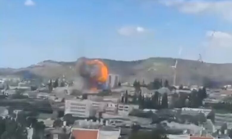 سقوط مباشر للصاروخ الإيراني في مستوطنة “بيت شيمش”