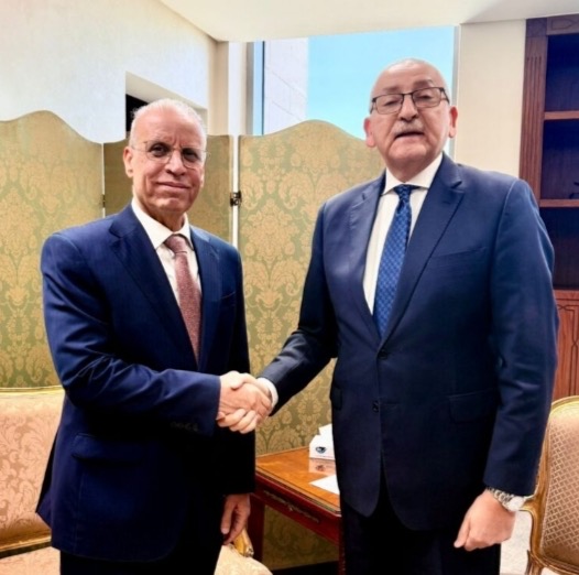 سفير جمهورية العراق في القاهرة يلتقي مساعد وزير الخارجية المصري للشؤون المالية والإدارية السفير ياسر رضا