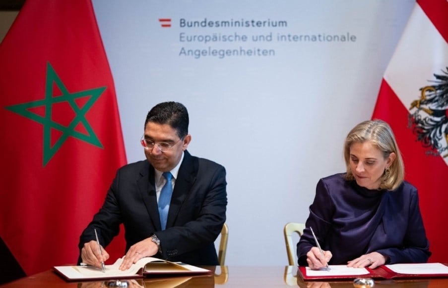 المغرب والنمسا يوقعان مذكرة تفاهم ترسي الحوار الاستراتيجي بين البلدين
