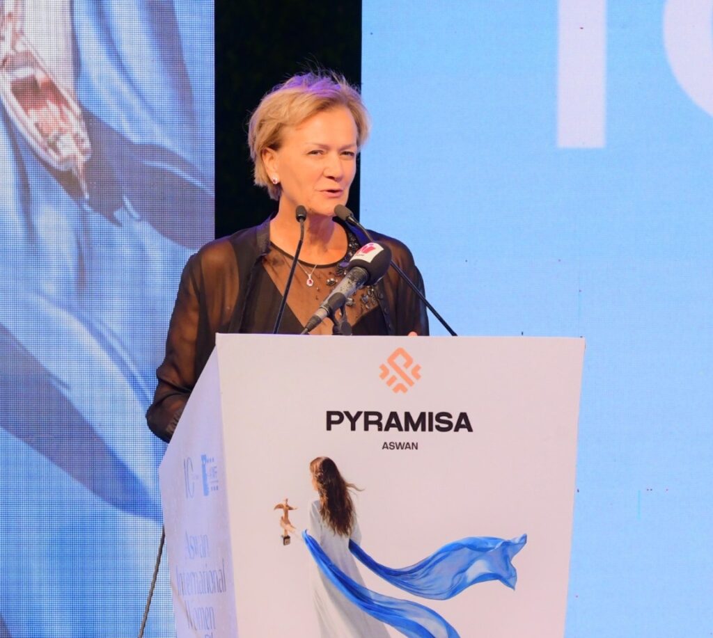 سفيرة الاتحاد الأوروبي في افتتاح مهرجان سينما اسوان: اصبحت السينما في مصر جسرا ثقافياً يربط العالم العربي بمنطقة البحر المتوسط