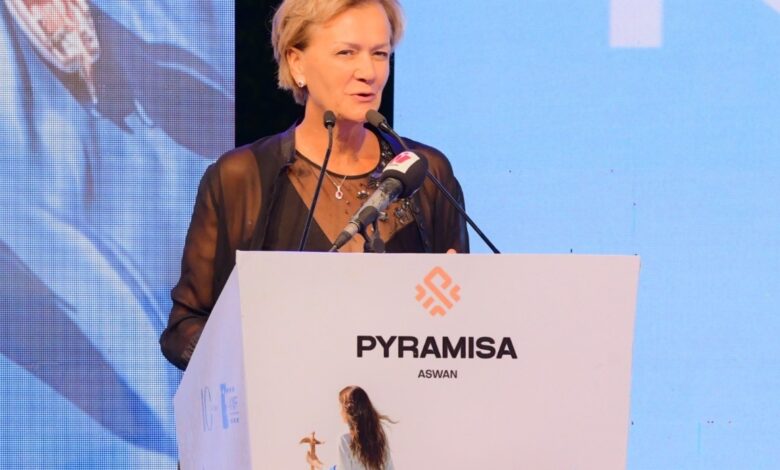 سفيرة الاتحاد الأوروبي في افتتاح مهرجان سينما اسوان: اصبحت السينما في مصر جسرا ثقافياً يربط العالم العربي بمنطقة البحر المتوسط