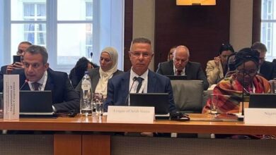 الأمانة العامه لجامعة الدول العربية تشارك في الاجتماع التاسع للتحالف الدولي لتنفيذ حل الدولتين في بروكسل ببلجيكا .