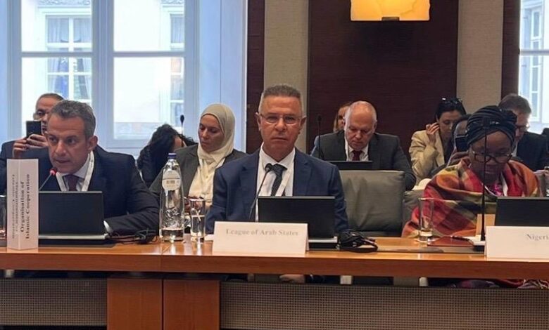 الأمانة العامه لجامعة الدول العربية تشارك في الاجتماع التاسع للتحالف الدولي لتنفيذ حل الدولتين في بروكسل ببلجيكا .