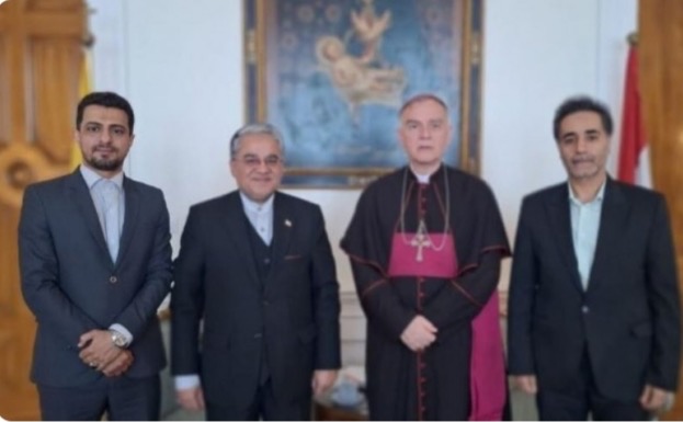 الممثل الإيراني وسفير الفاتيكان في القاهرة يدينان الإساءة إلى الأديان السماوية
