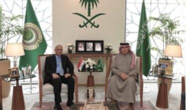 سفير العراق في القاهرة يلتقي مندوب السعودية لدى الجامعة العربية ويبحثان تعزيز التعاون والتطورات الإقليمية