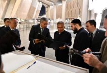 رئيس تتارستان زار المتحف المصري الكبير ووزير السياحة والآثار كان في إستقباله.