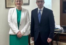 مساعد وزير الخارجية للشؤون متعددة الأطراف والأمن الدولي يستقبل مساعدة سكرتير عام الأمم المتحدة لبناء ودعم السلام