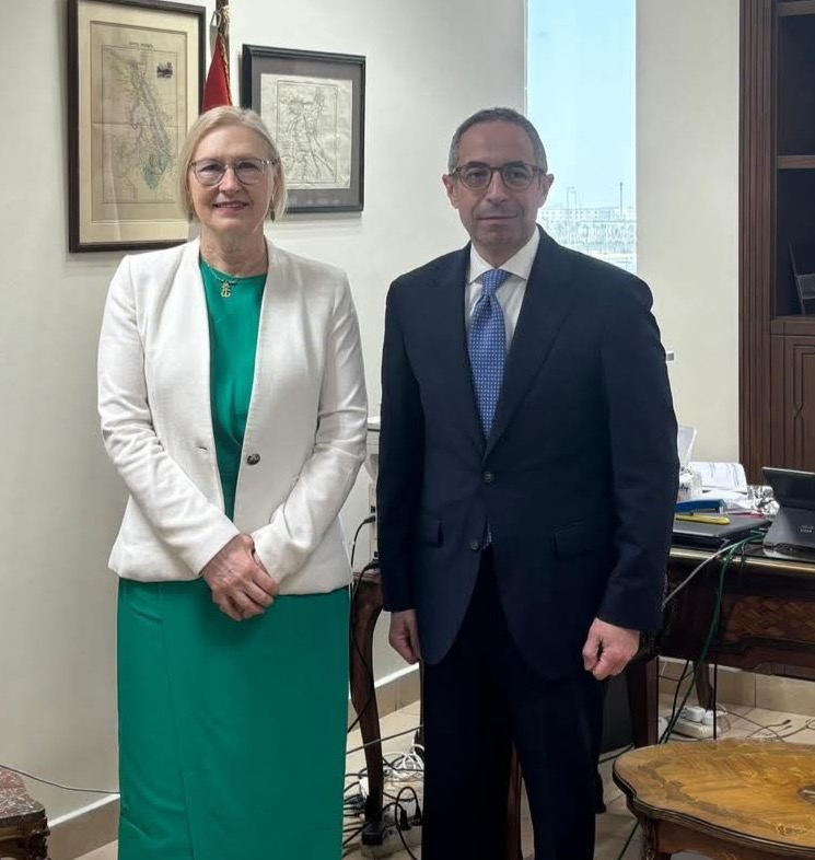 مساعد وزير الخارجية للشؤون متعددة الأطراف والأمن الدولي يستقبل مساعدة سكرتير عام الأمم المتحدة لبناء ودعم السلام