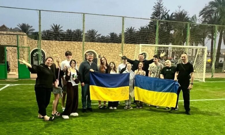 إعادة تأهيل اطفال اوكرانيا في شرم الشيخ