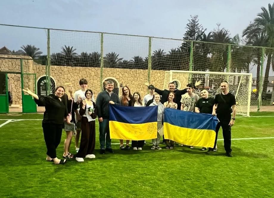 إعادة تأهيل اطفال اوكرانيا في شرم الشيخ