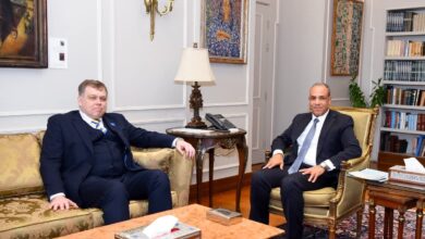 وزير الخارجية يستقبل رئيس البرلمان الاستوني