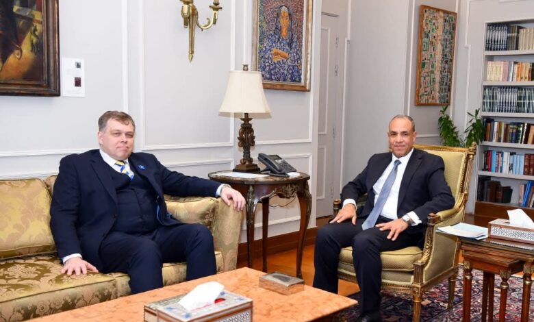 وزير الخارجية يستقبل رئيس البرلمان الاستوني