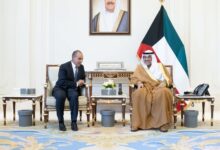 وزير الخارجية يلتقي مع سمو الشيخ صباح خالد الحمد المبارك الصباح ولي عهد دولة الكويت الشقيقة