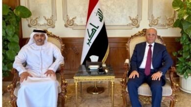 سفير العراق في القاهرة يبحث مع نظيره الإماراتي تعزيز العلاقات الثنائية وتطوير عمل الجامعة العربية