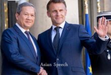 ماكرون يثني على روابط كمبوديا في رسالة نادرة بلغة الخميرية