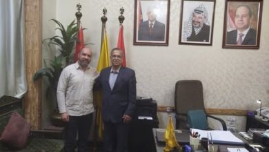 سفير كوبا في مصر يعقد اجتماعا مع ممثل حركة فتح في فلسطين