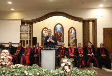 محافظ الجيزة يزور مقر الكنيسة الإنجيلية بالجيزة للتهنئة بعيد القيامة المجيد