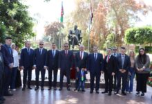 بالورود مصر تحيي ذكرى ميلاد الزعيم حيدر علييف