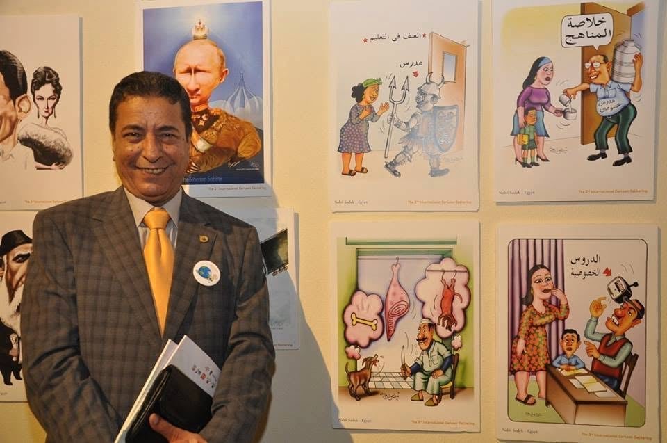 الجمعية المصرية للكاريكاتير تنعى الفنان نبيل صادق