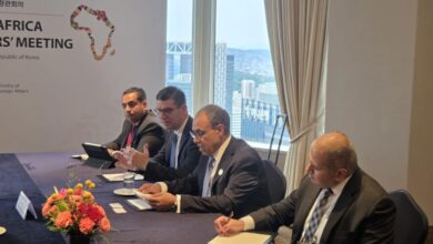 وزير الخارجية يلتقي المدير التنفيذي ورئيس مجموعة عمليات صندوق التعاون للتنمية الاقتصادية بالبنك الكوري للتصدير والاستيراد